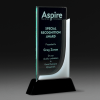 Emerald Green and Black Pearl Acrylic Award Aspire EMA