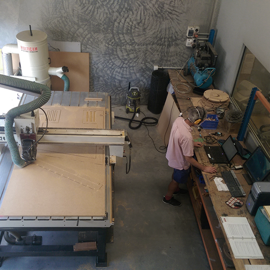 In October 2016, the Master Engraving CNC routers and workshop were offered to The Edge team at the Queensland State Library to cut over 100 pieces of MDF!