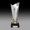 Italian Handcrafted Premium Silver Trophy Cup with Gold Trim 780mm 327