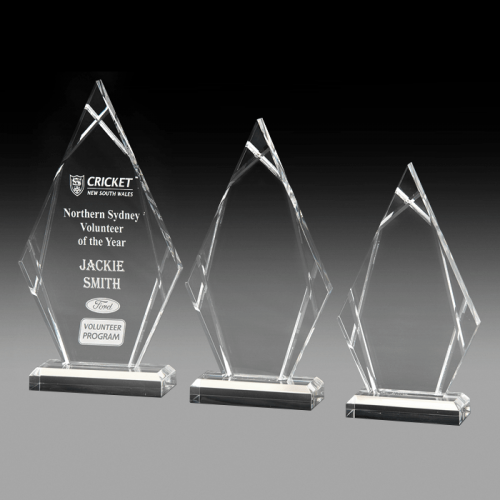 Peak Acrylic Trophy on Base AA3813