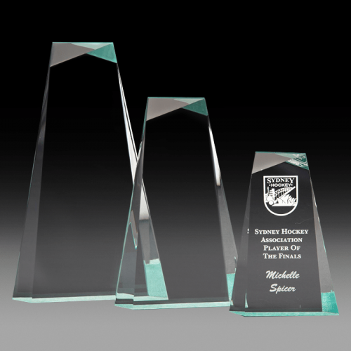 Luminous Acrylic Trophy Green AA3821G