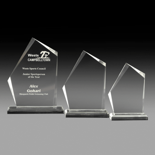Eccentric Acrylic Trophy on Base AA3850