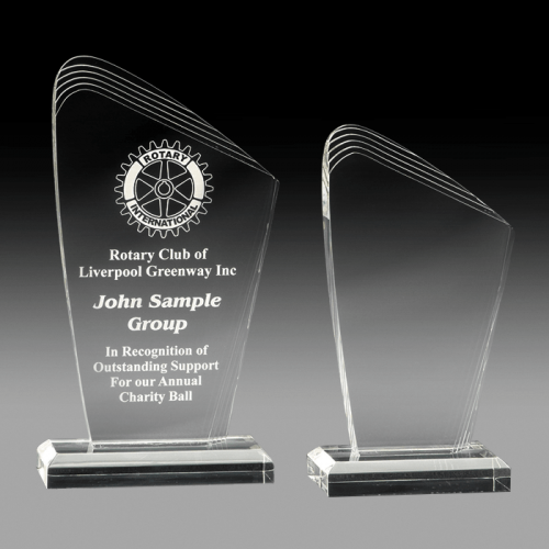 Dante Acrylic Trophy on Base AA3887