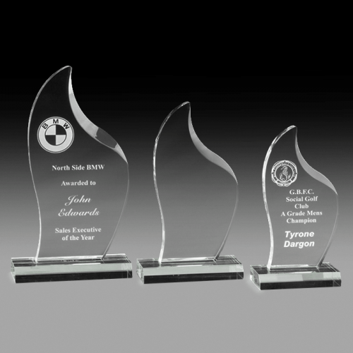 Lynx Acrylic Trophy on Base AA3946