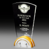 Acrylic and Timber Award with Metal Trim Fan