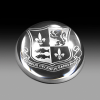 Smooth polished crystal | Half dome | Reverse engraved Glass Awards