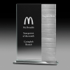 Perpetual Award | Portrait design | Glass stand | Aluminium plates Perpetual Awards