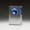 Blue Globe Crystal Block BG131