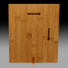 Solid Bamboo Timber Plaque QB0 Solid Bamboo Timber Plaque QB0